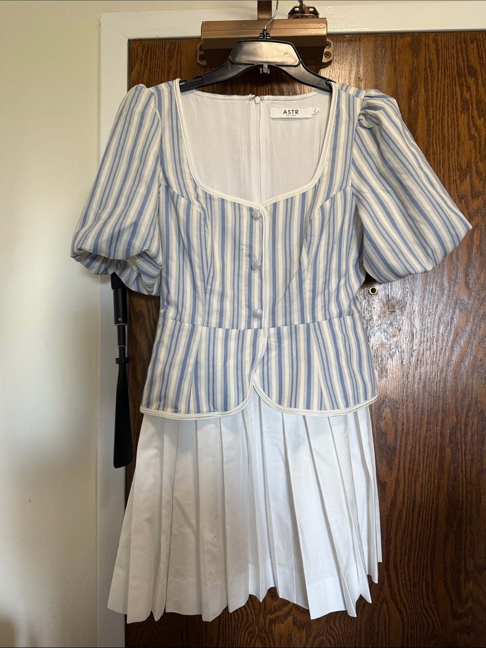 ASTR THE LABEL Brigitta Mixed Media Dress